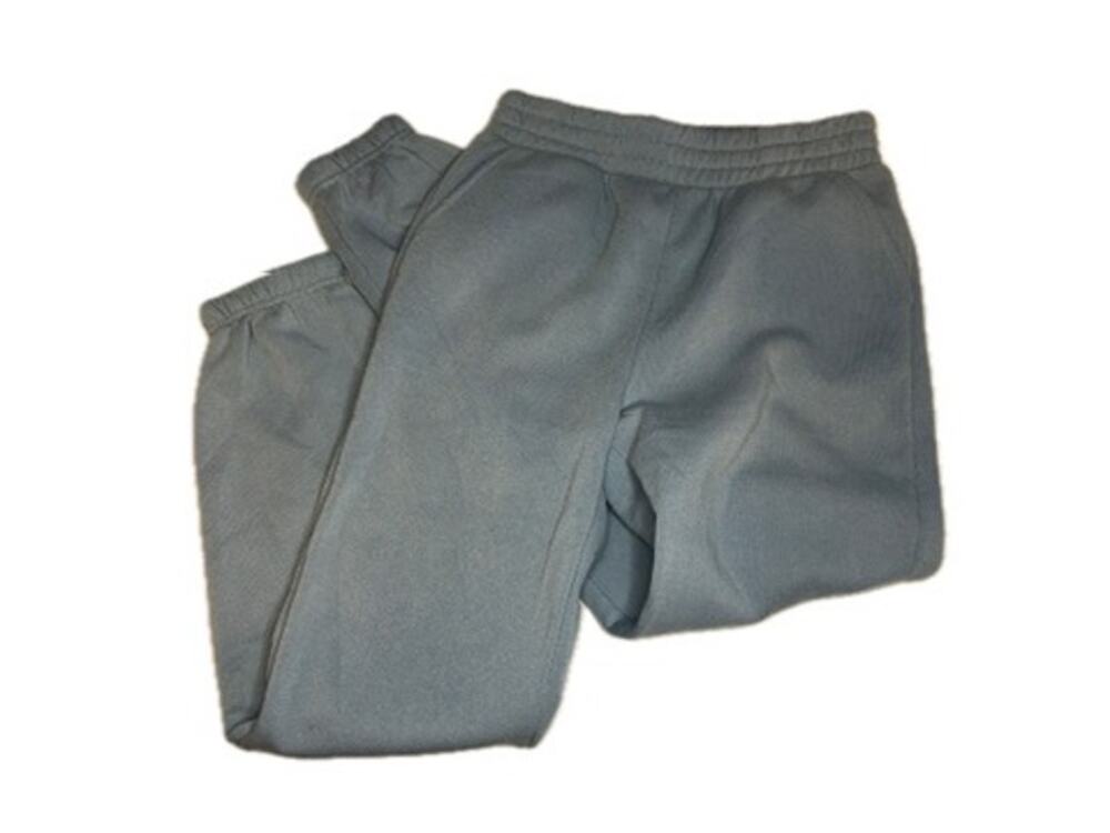 Moral Society Womens Small Dusty Blue Fleece Jogger Sweatpants Elastic Waist